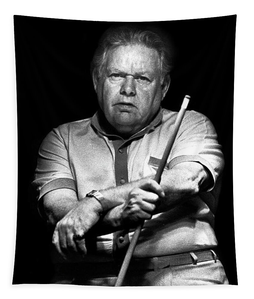 Pool Hustler Tapestry featuring the photograph Minnesota Fats by Doc Braham