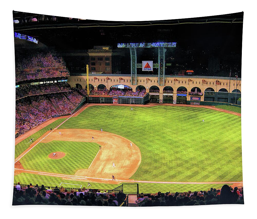Minute Maid Park Houston Astros Baseball Ballpark Stadium Tapestry by  Christopher Arndt - Fine Art America
