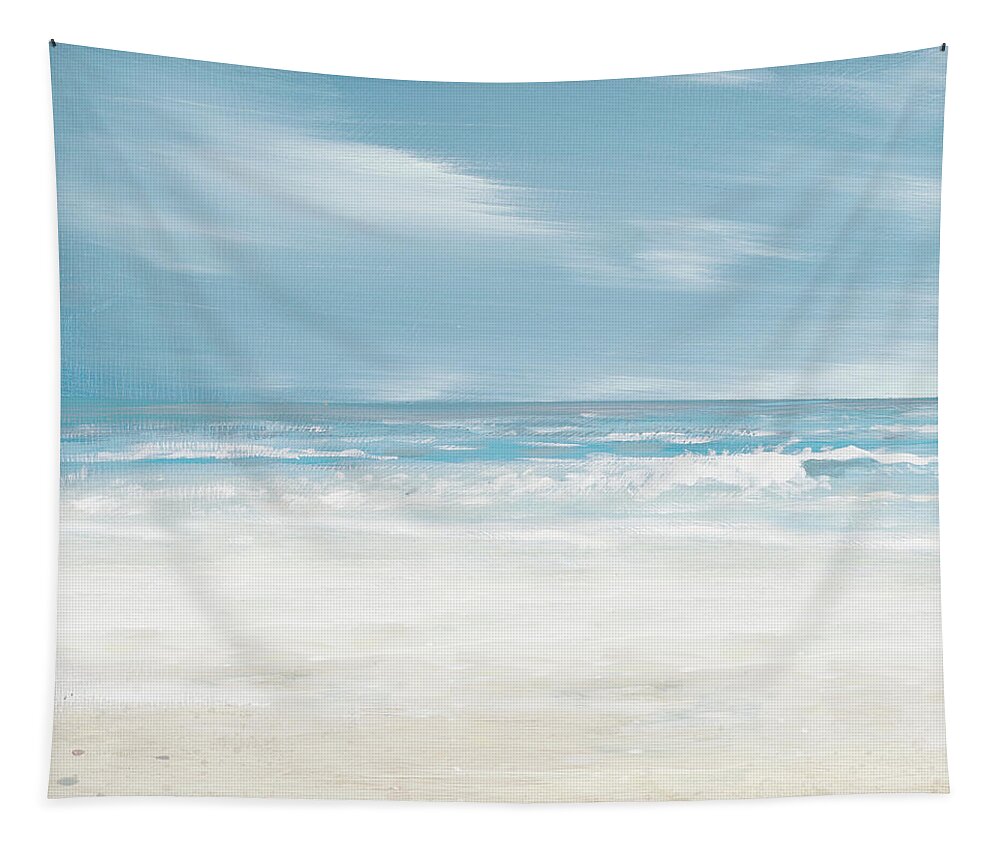 Misty Tapestry featuring the painting Misty Coastal Days II by Kingsley