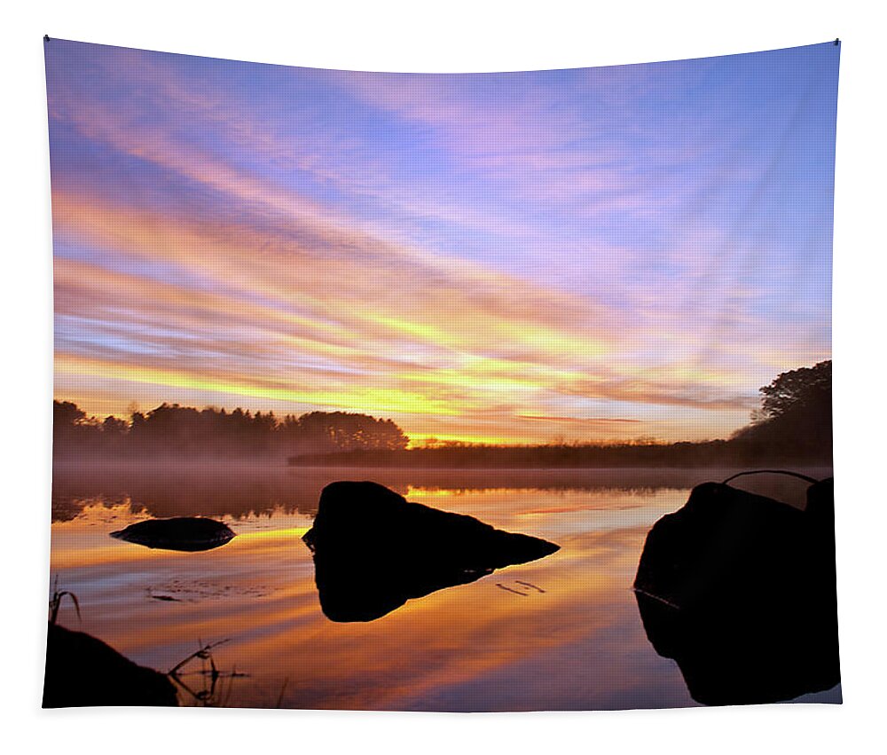Sunrise Tapestry featuring the photograph Morning Light #1 by David Pratt