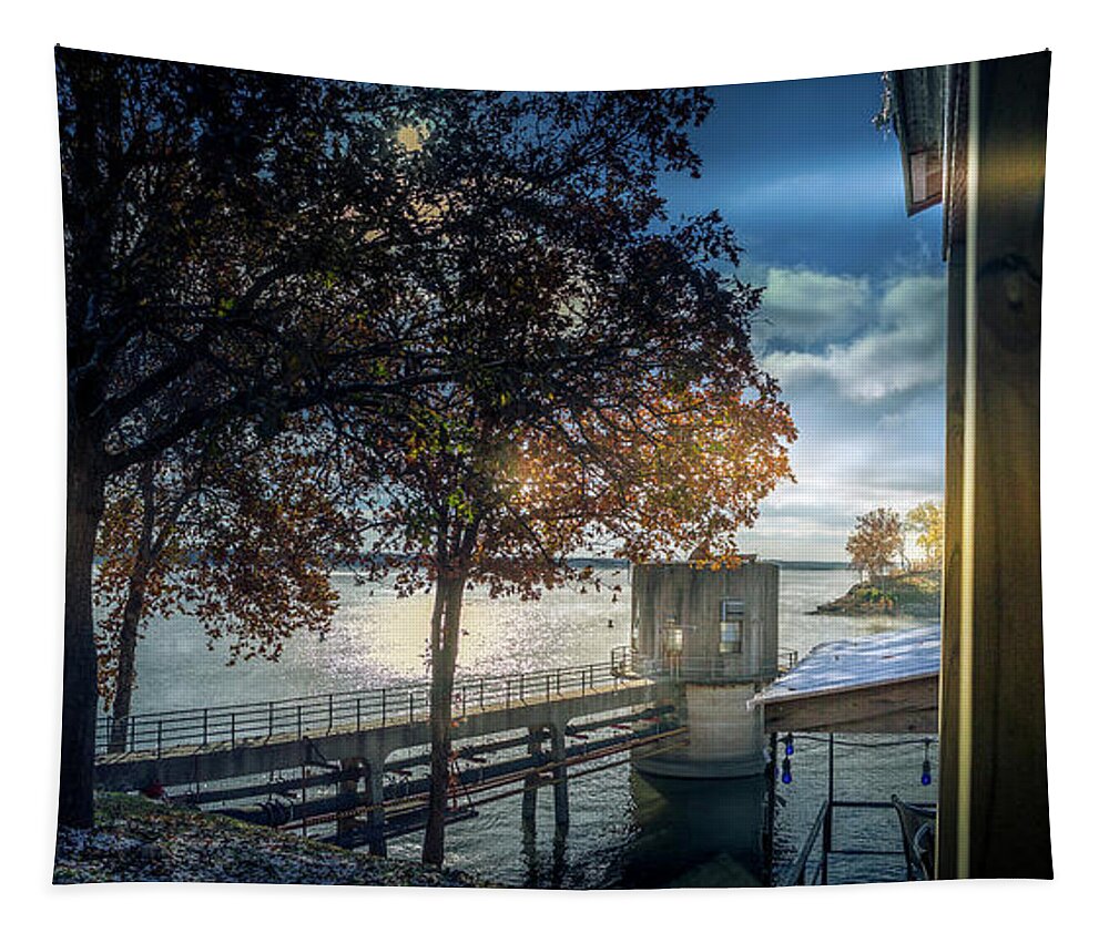 Grand Lake Tapestry featuring the photograph Morning in Winter by David Wagenblatt