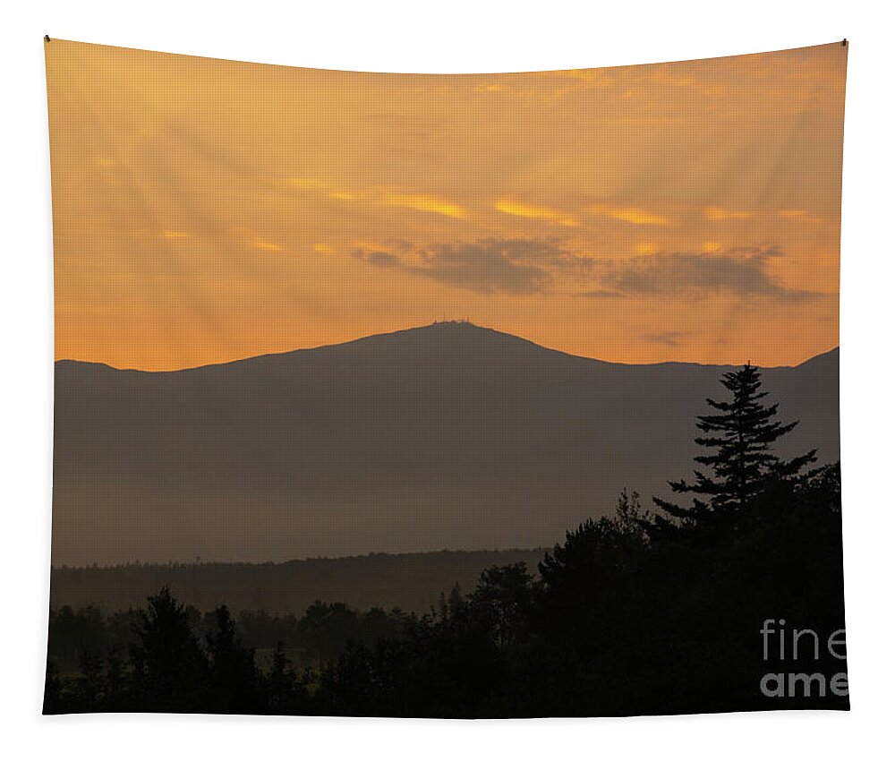 America Tapestry featuring the photograph Mount Washington - Bretton Woods New Hampshire USA by Erin Paul Donovan