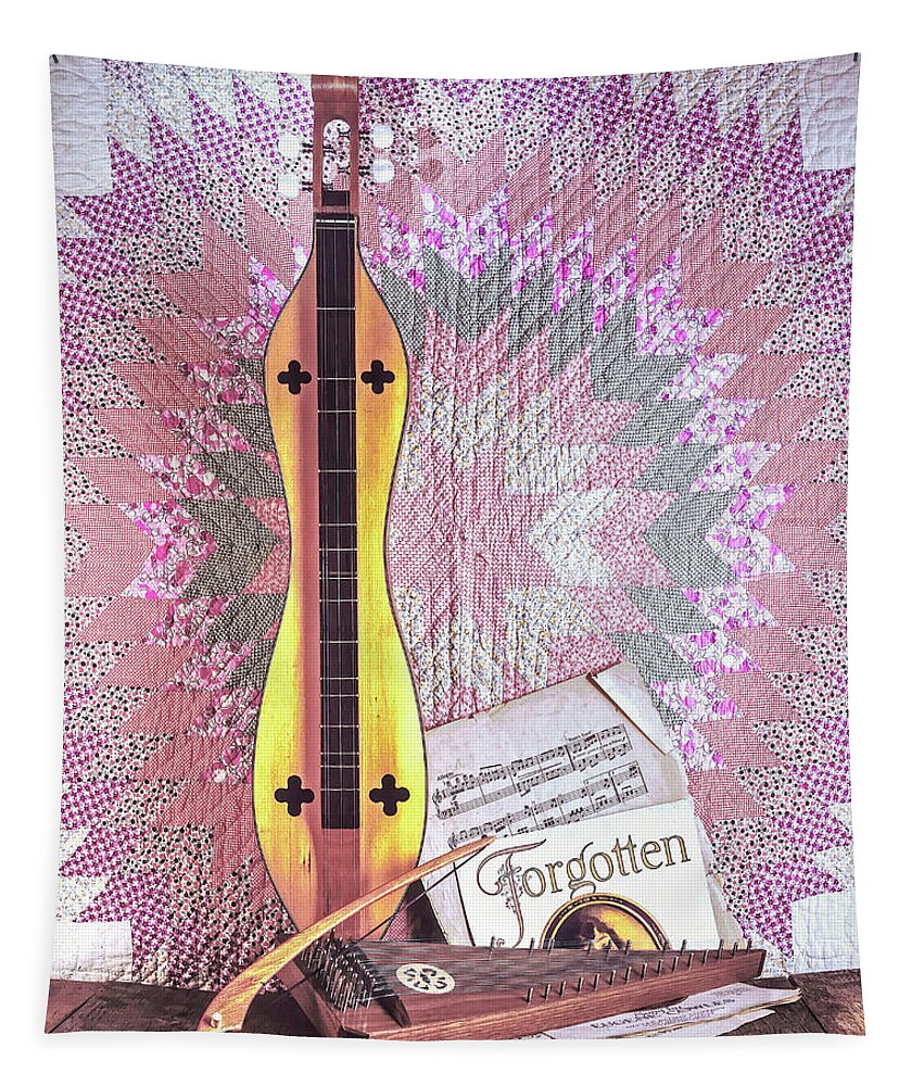 Dulcimer Tapestry featuring the photograph Mountain Made Memories by Randall Dill