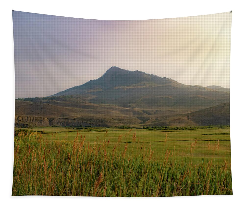 Mountain Tapestry featuring the photograph Mountain Sunrise by Nicole Lloyd