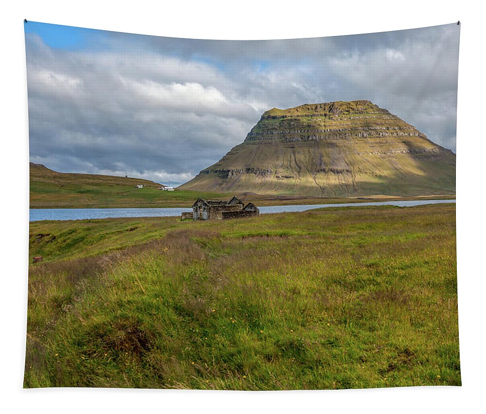 David Letts Tapestry featuring the photograph Mountain Top of Iceland by David Letts