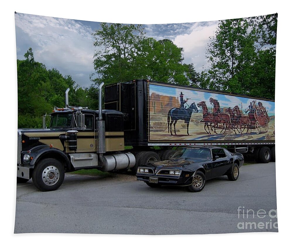 Smokey And Bandit Tapestry featuring the photograph Movie Icon - Smokey and Bandit by Dale Powell