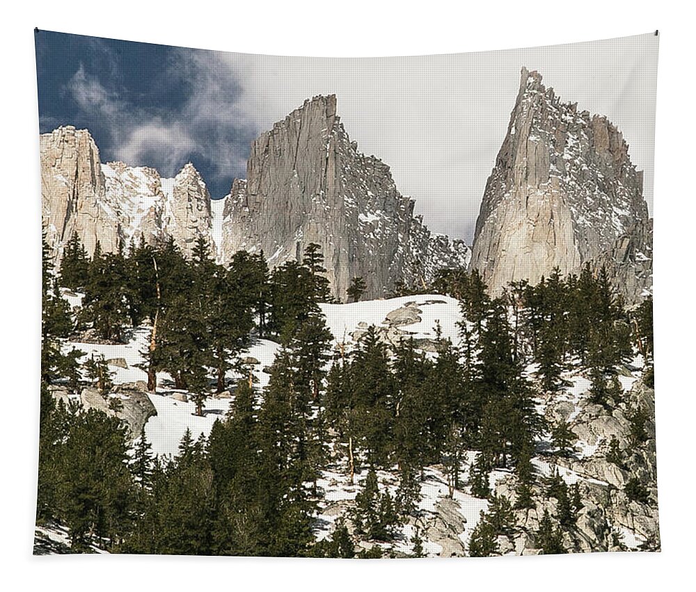 Mountains Tapestry featuring the photograph Mt Whitney by Ryan Weddle