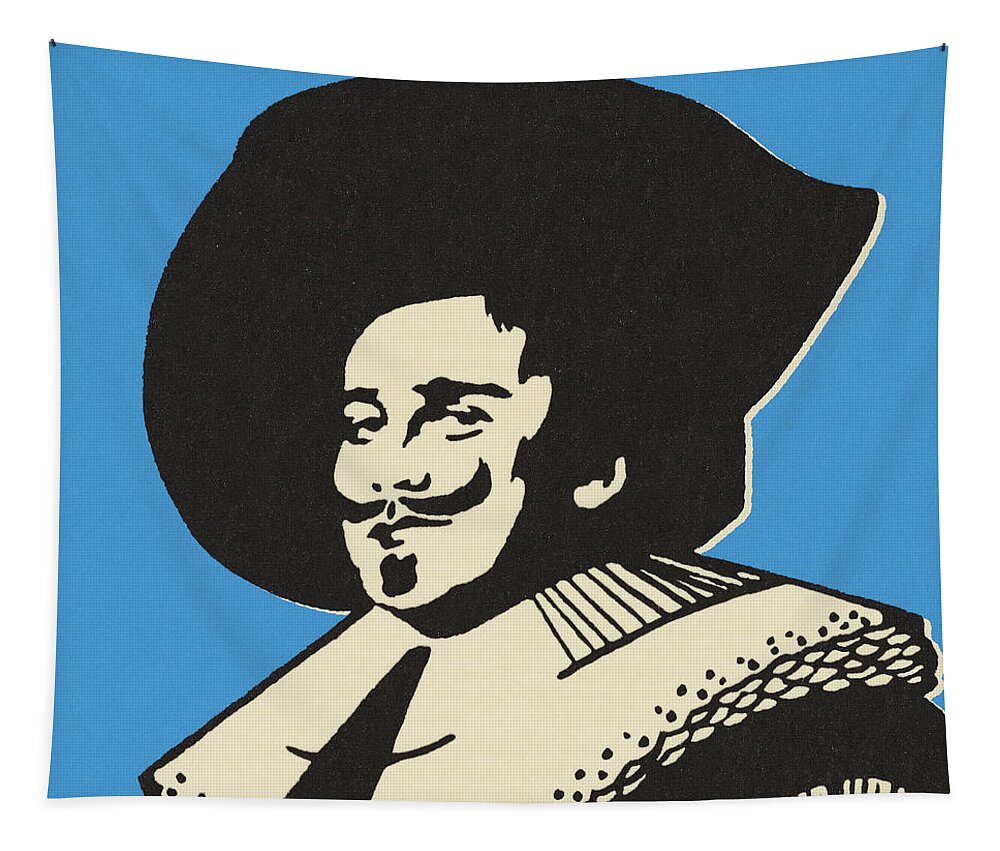 Accessories Tapestry featuring the drawing Musketeer by CSA Images