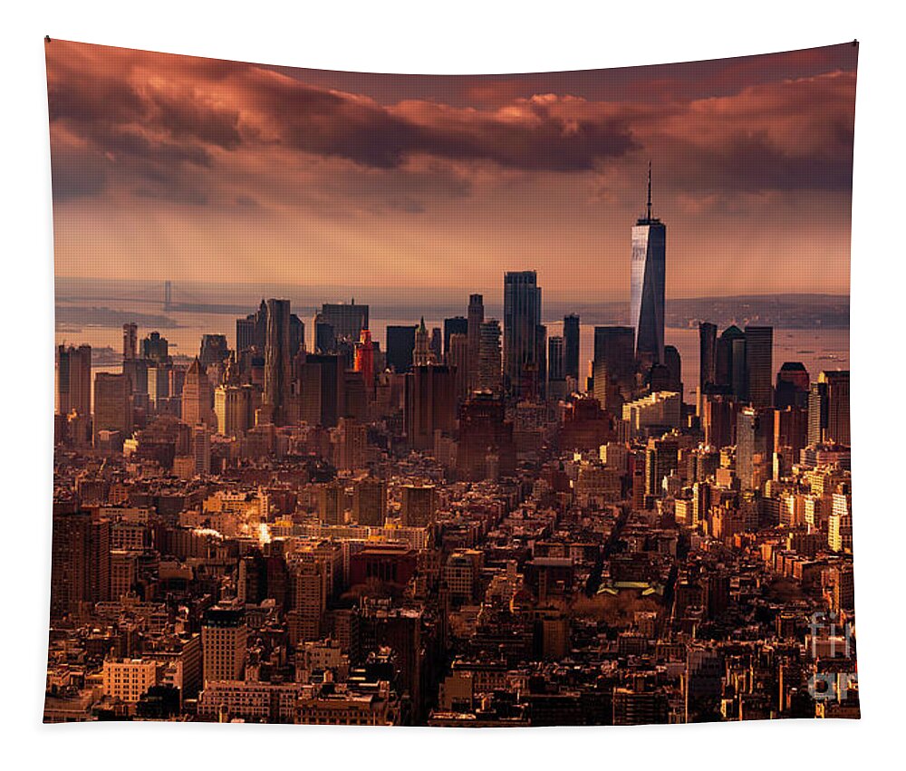 Urban Tapestry featuring the photograph New York by Marvin Spates