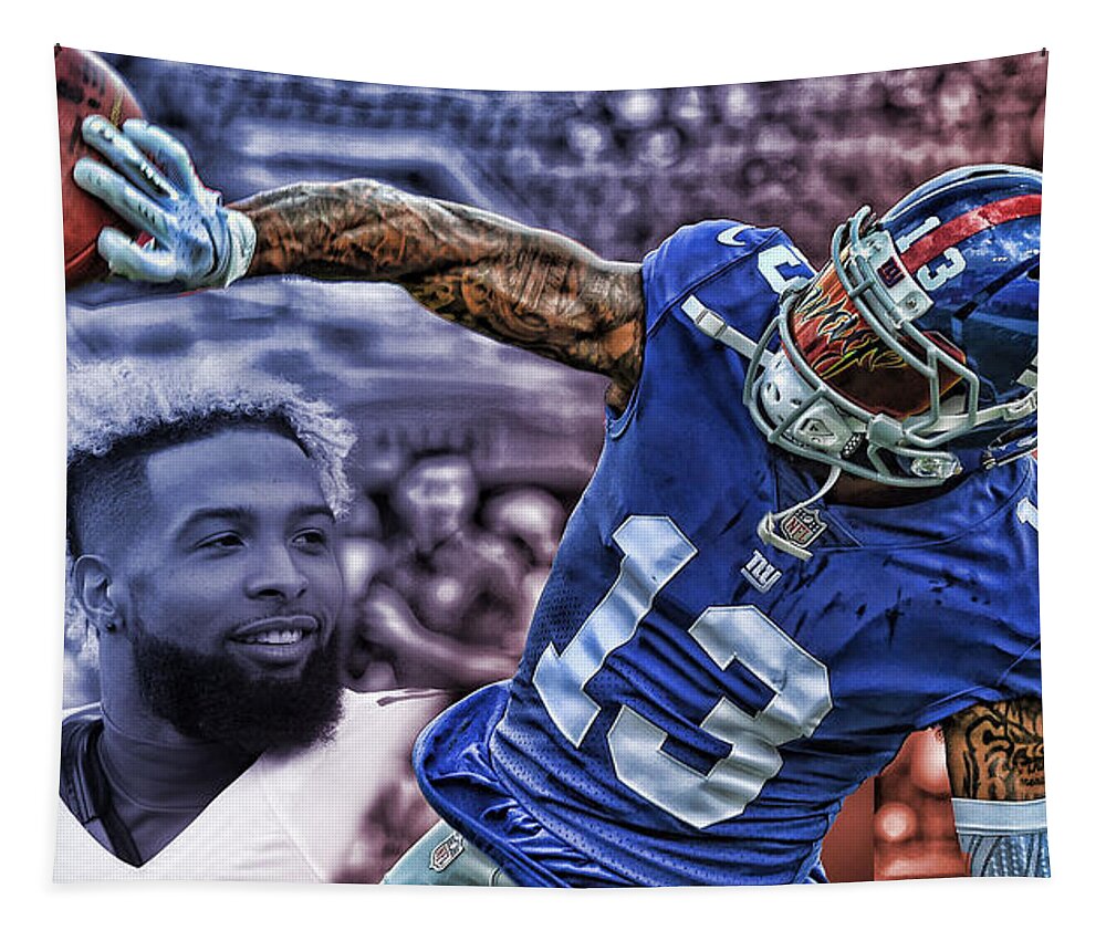 Odell Beckham Jr. shows off his incredible framed jersey collection