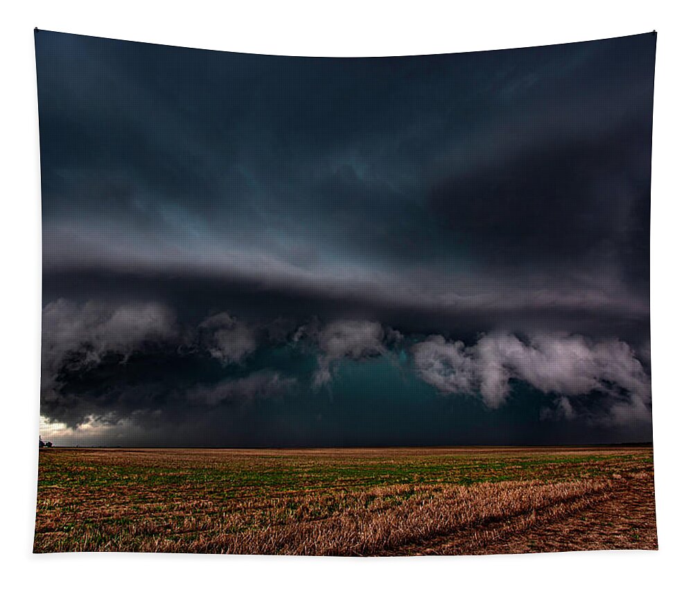 Storm Tapestry featuring the photograph Oh Granny, What Big Teeth You Have by Brian Gustafson