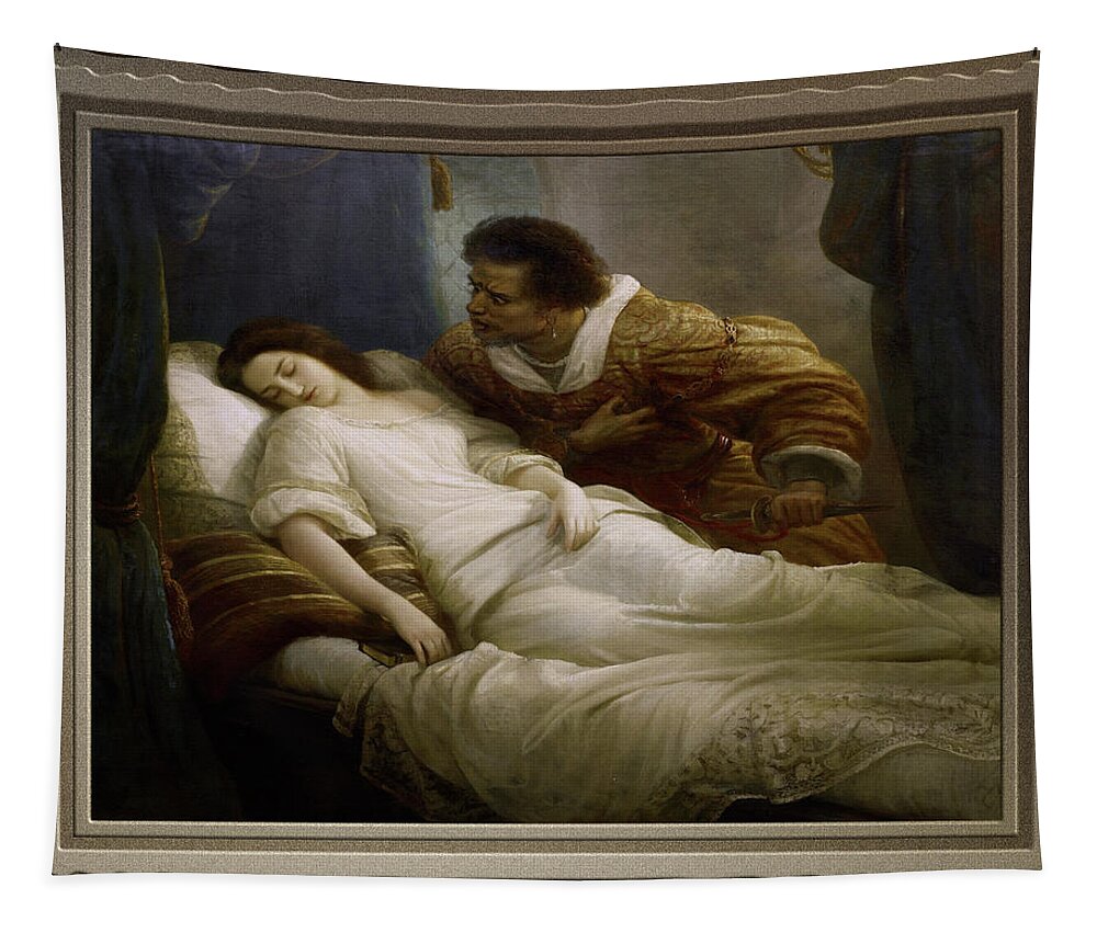Othello Tapestry featuring the painting Othello by Christian Kohler by Rolando Burbon
