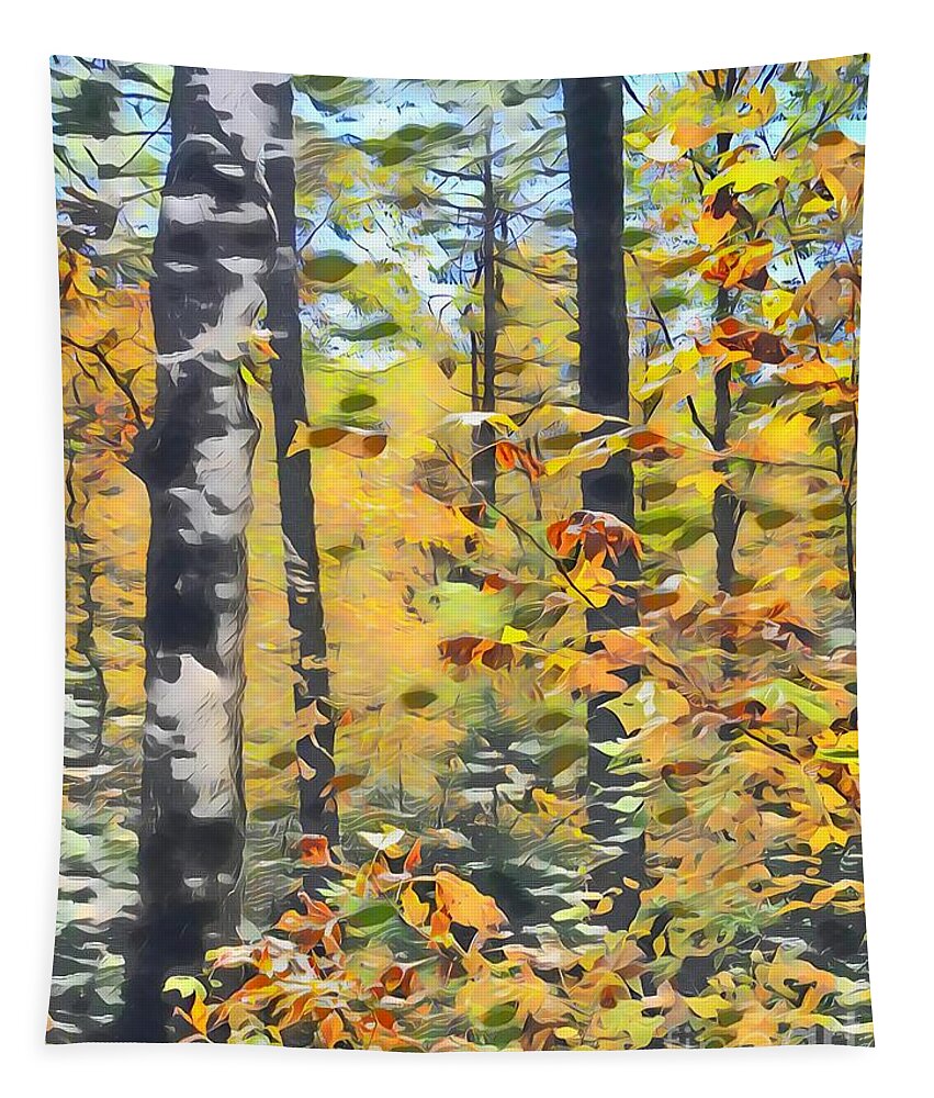 Autumn Tapestry featuring the digital art Our Forest Brother by Rachel Hannah