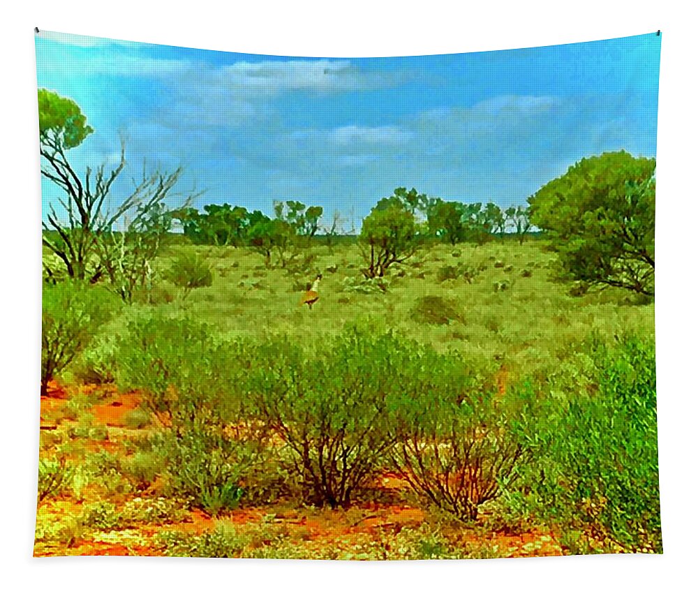 Sam Tapestry featuring the photograph Outback Hike by Debra Grace Addison
