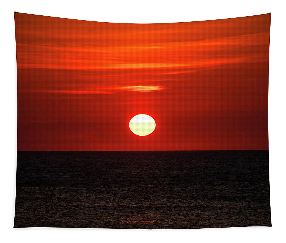 Sunrise Tapestry featuring the photograph Outer Banks Sunrise 28 by David Stasiak