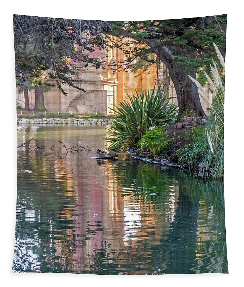 Lagoon Tapestry featuring the photograph Palace Arts by Kate Brown