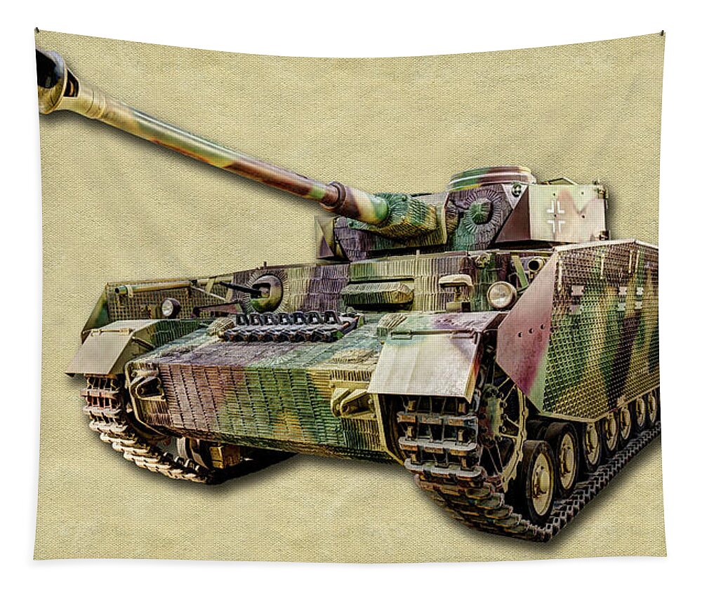 Panzer Iv Tapestry featuring the photograph Panzer IV Canvas by Weston Westmoreland