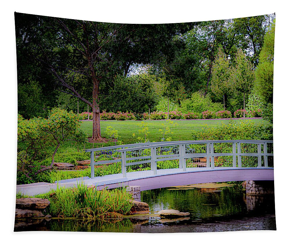 Bridge Tapestry featuring the photograph Park Bridge by Diane Lindon Coy