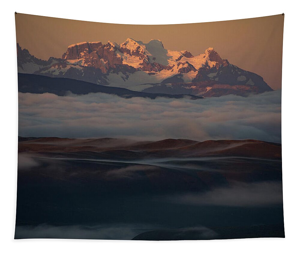 Chile Tapestry featuring the photograph Patagonian Twilight by Mark Hunter
