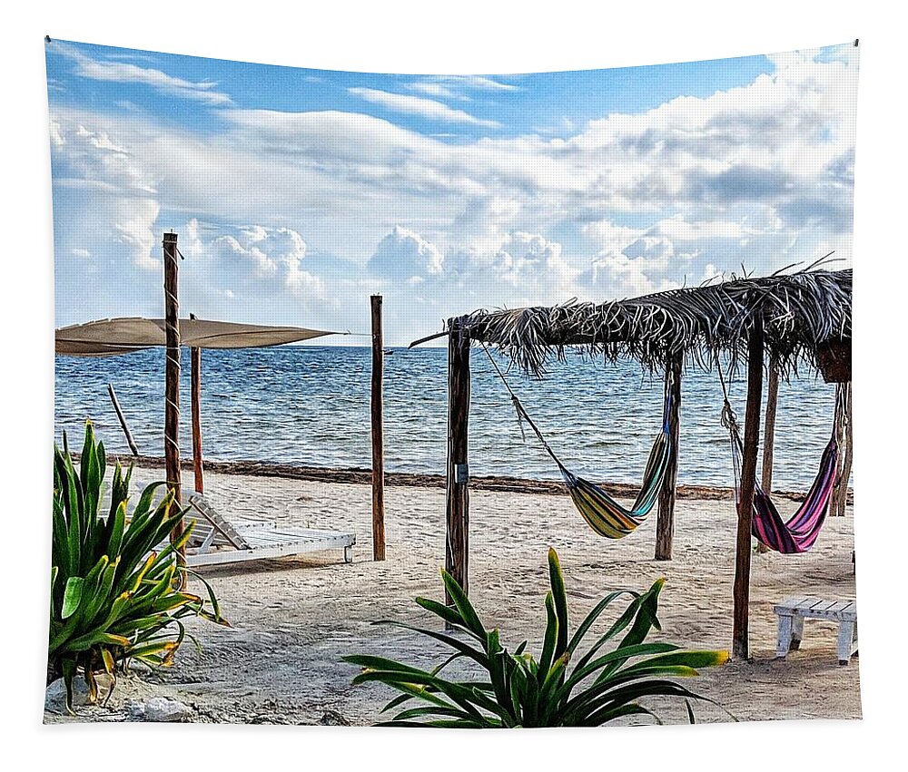 Beach Tapestry featuring the photograph Perfect Getaway by Portia Olaughlin