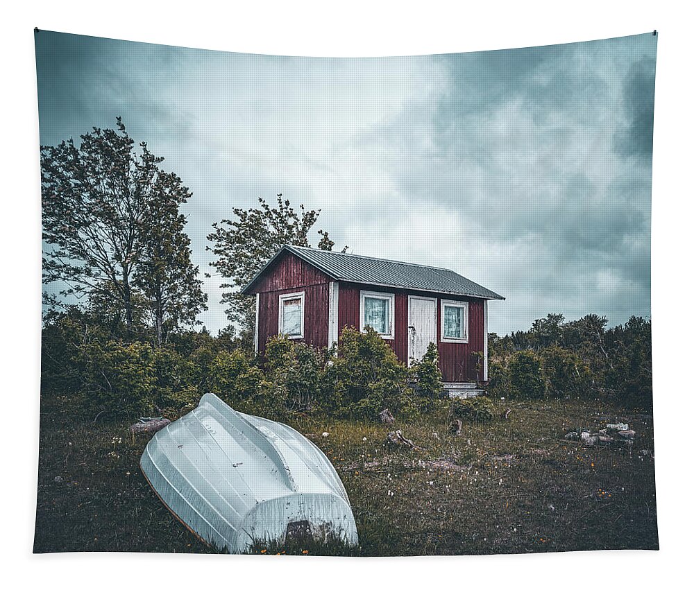 Hut Tapestry featuring the photograph Pick Me up by Philippe Sainte-Laudy