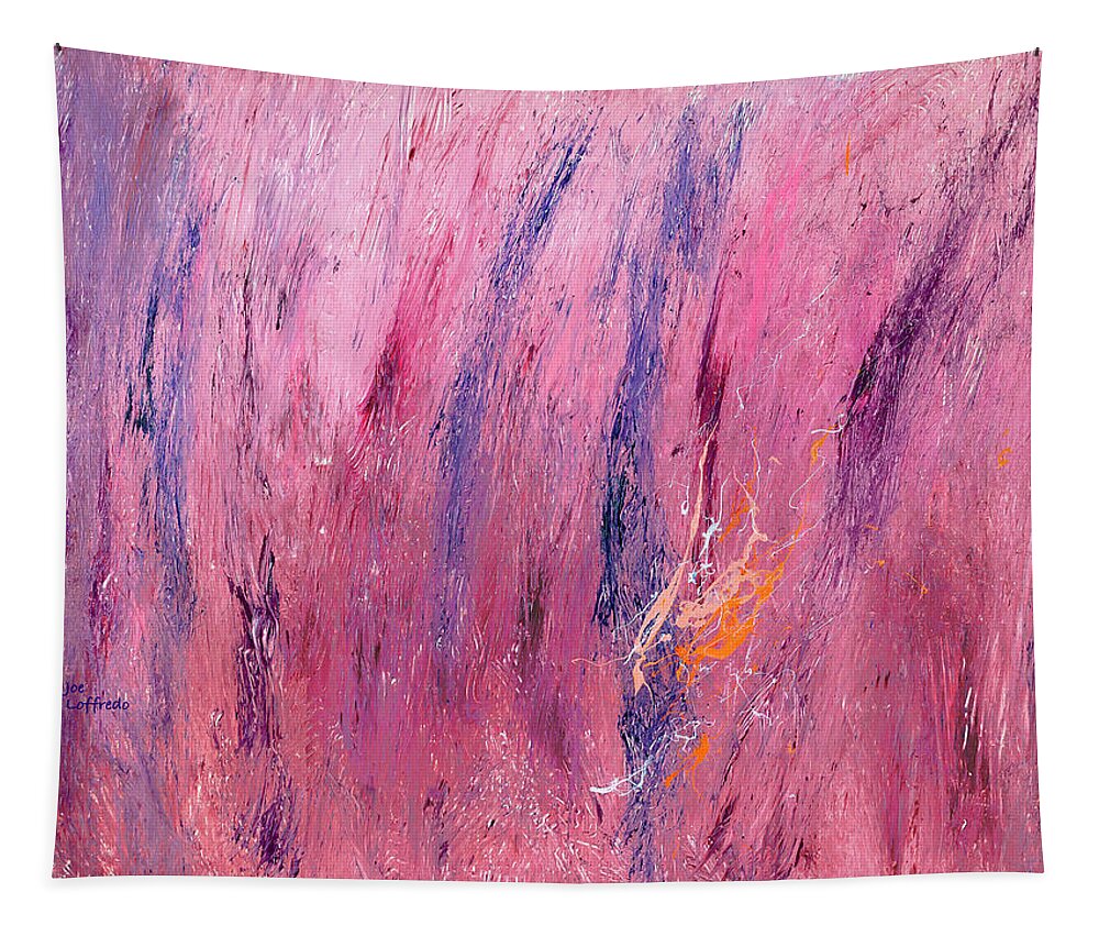 Pink Tapestry featuring the painting Pink Neopolitan by Joe Loffredo