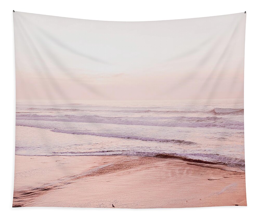 Pink Sunset Tapestry featuring the photograph Pink Sunset by Bonnie Bruno
