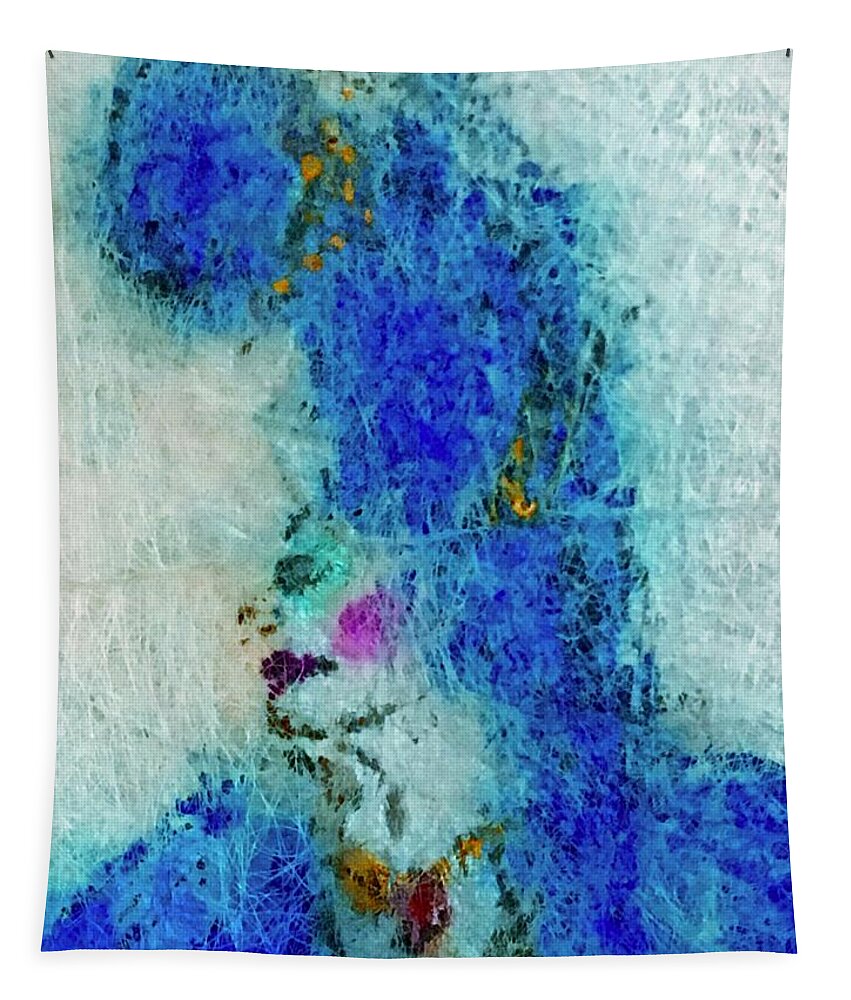 Marie Antoinette Tapestry featuring the painting Portrait of a Queen by Debra Grace Addison