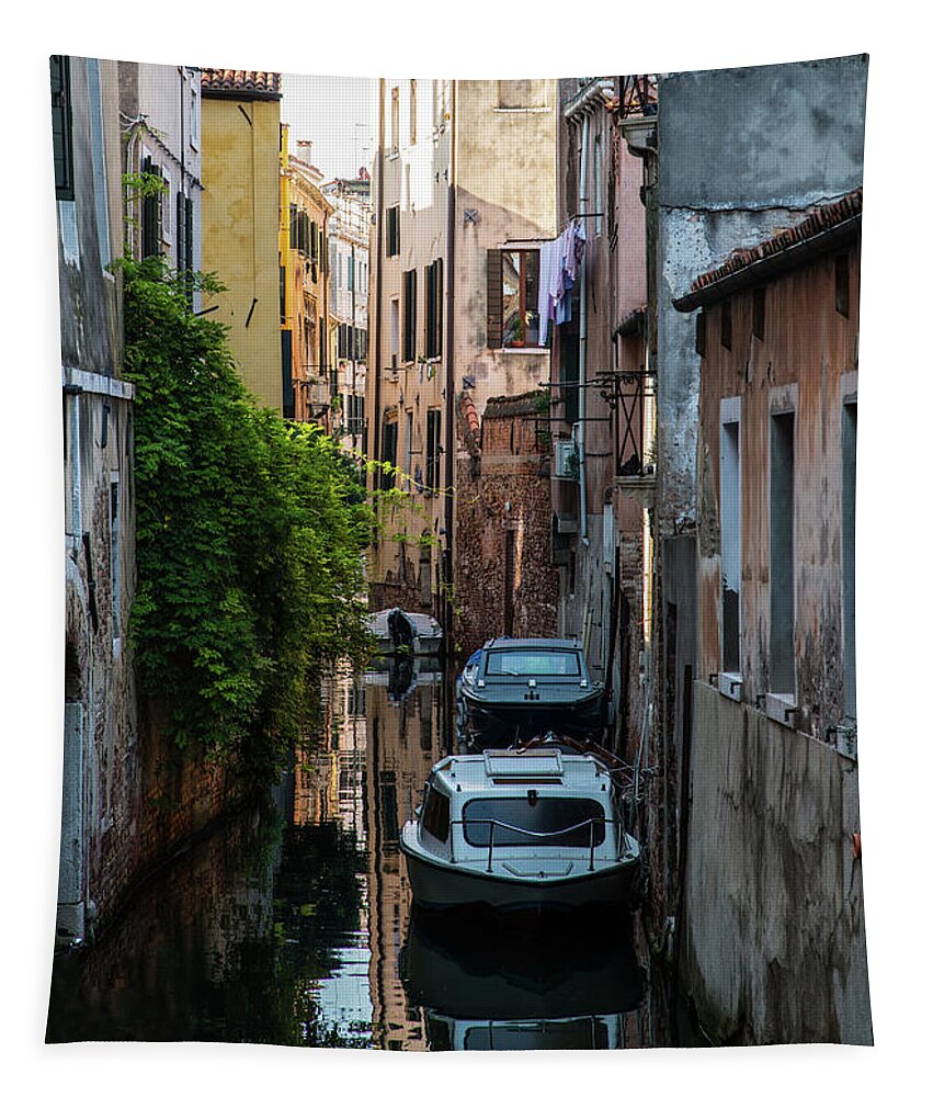 Venice Tapestry featuring the photograph Postcards from Venice III by Jaroslaw Blaminsky