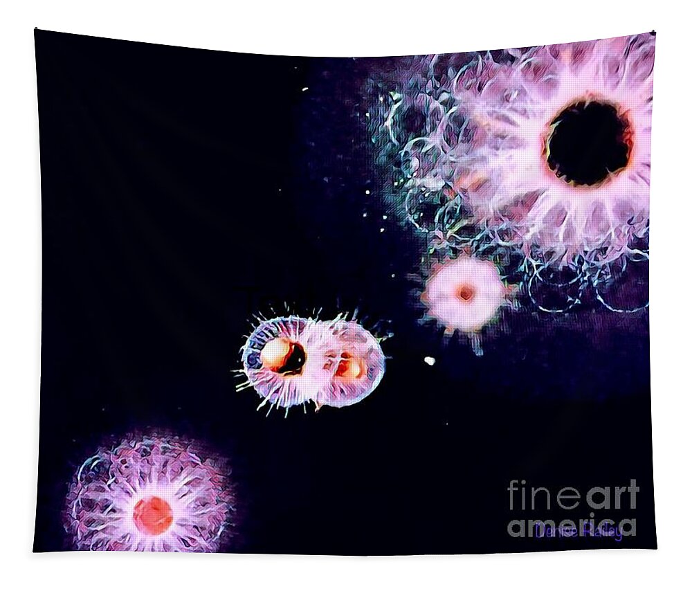 Evolution Tapestry featuring the digital art Primordial by Denise Railey