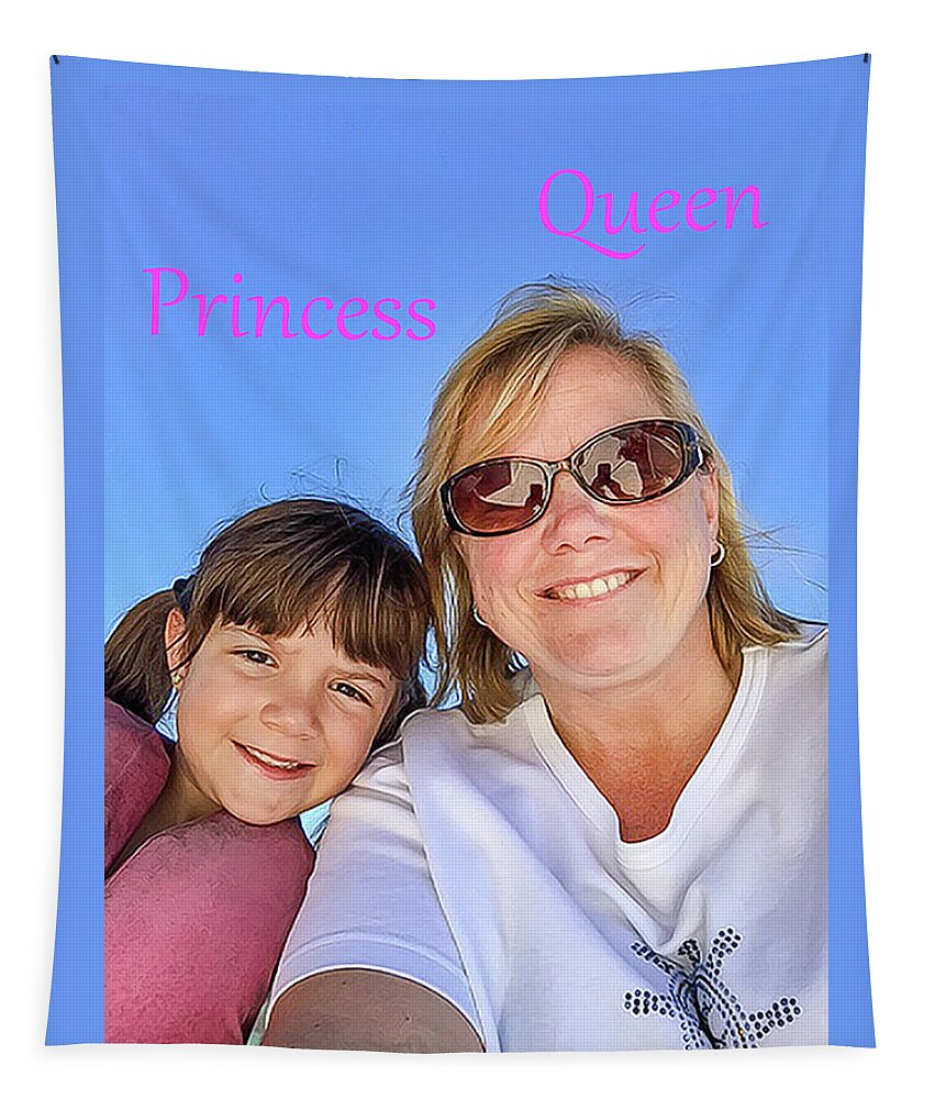  Tapestry featuring the photograph Princess and Queen by Rich Franco