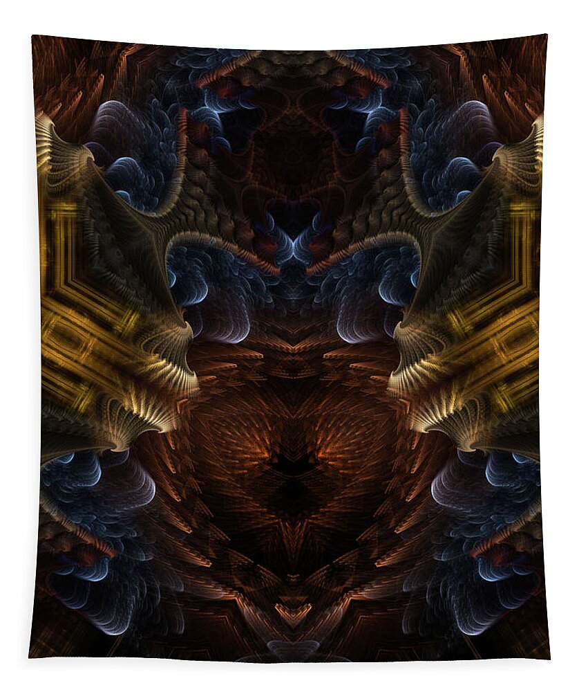 Pattern Tapestry featuring the digital art Pvm3prr90 by Rolando Burbon