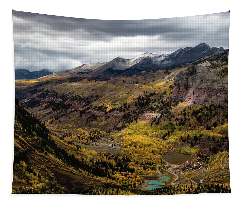 Telluride Tapestry featuring the photograph Quilted Color Patchwork by Norma Brandsberg