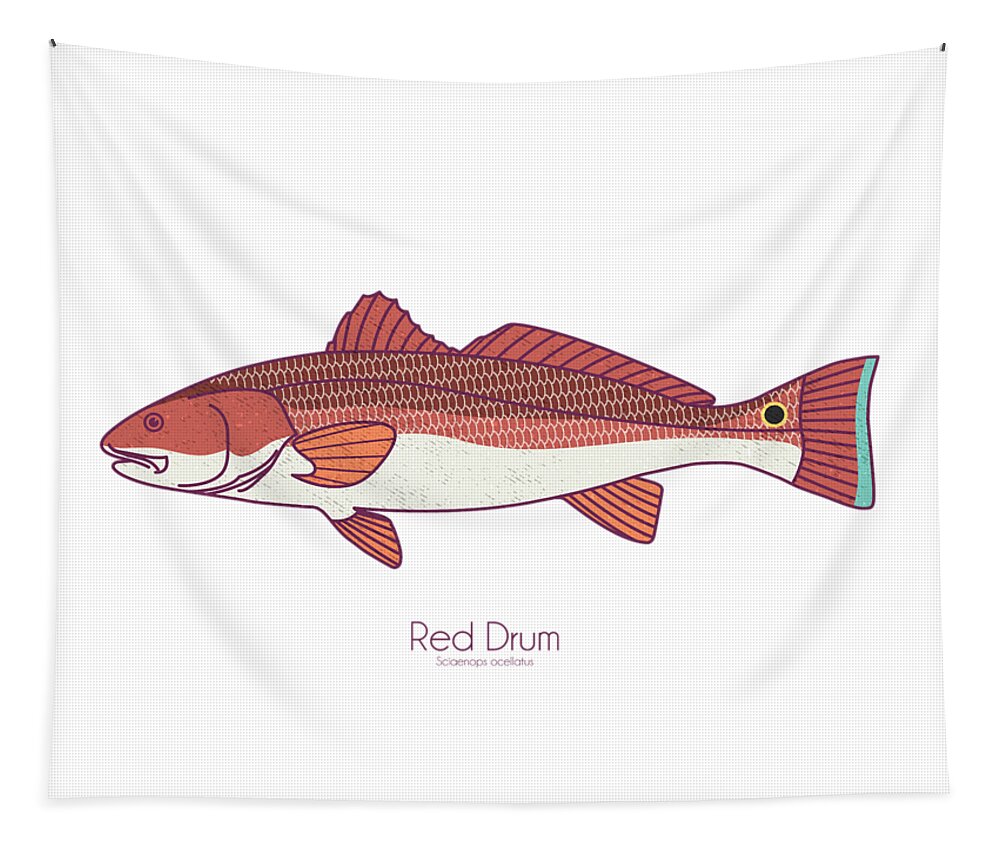 Red Drum Redfish Tapestry