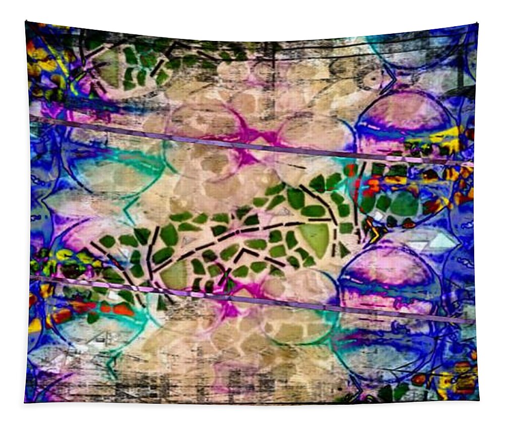 8 Tapestry featuring the digital art Right Path 8 by Scott S Baker