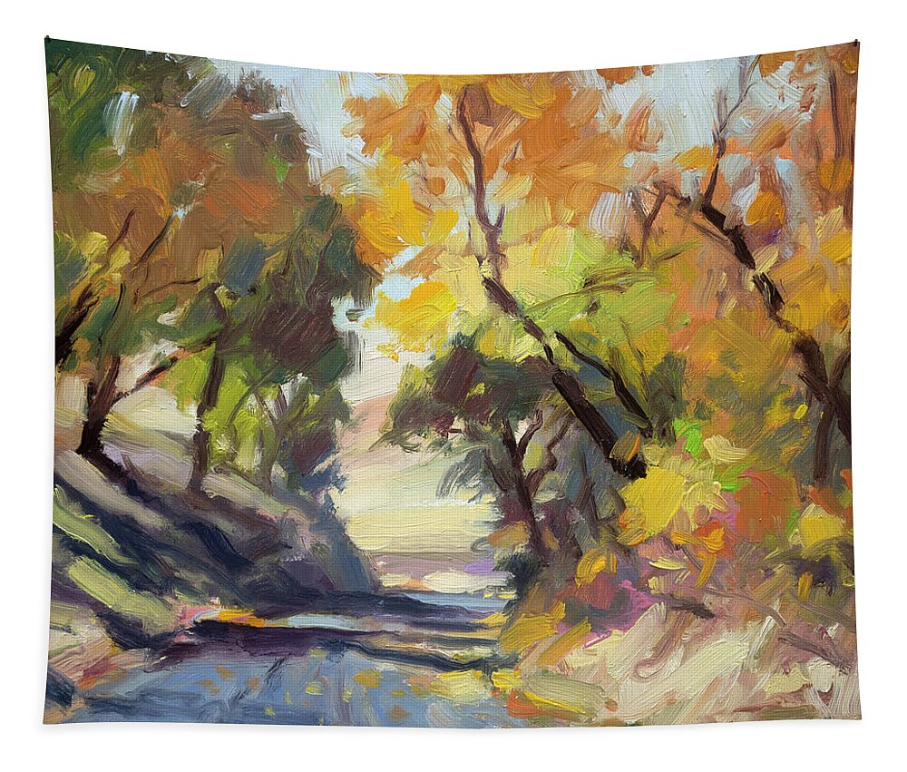 Autumn Tapestry featuring the painting Roadside Attraction by Steve Henderson