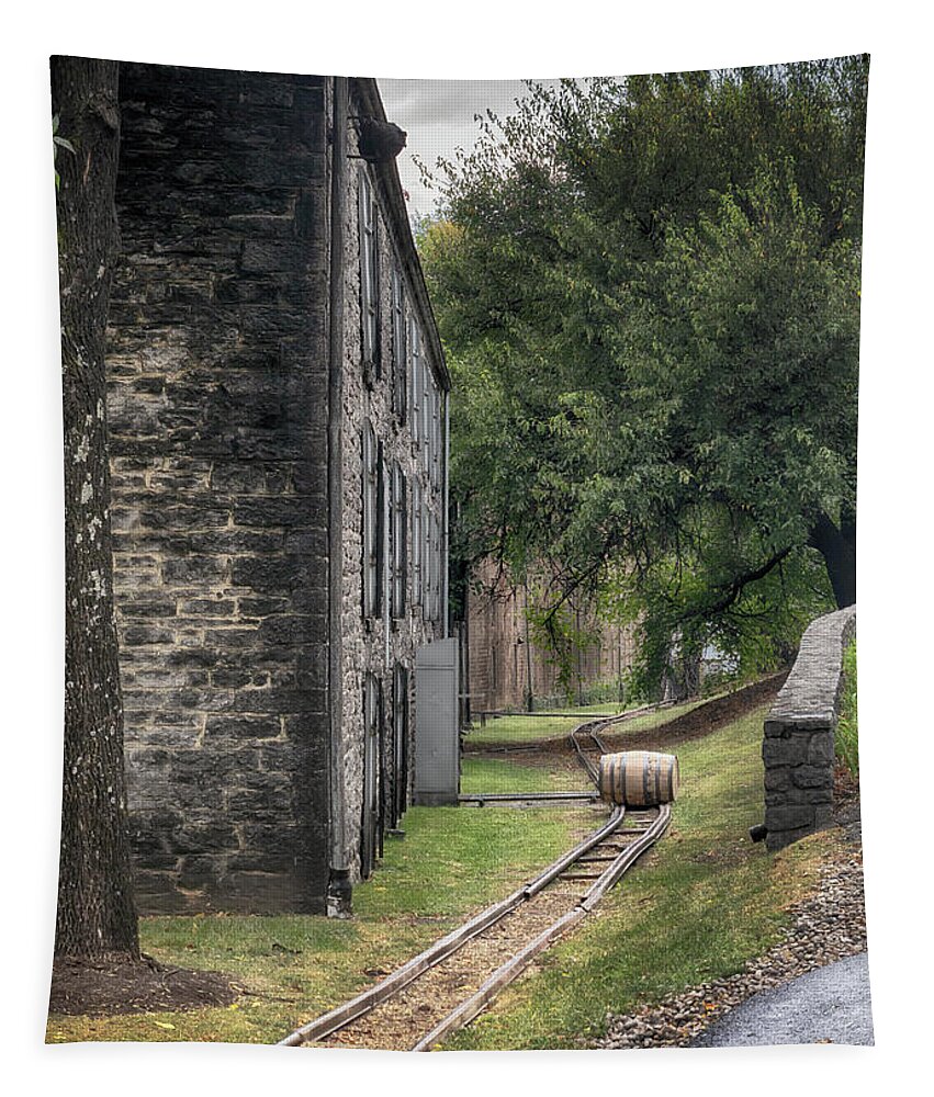 Woodford Reserve Tapestry featuring the photograph Rolling on Down the Line by Susan Rissi Tregoning