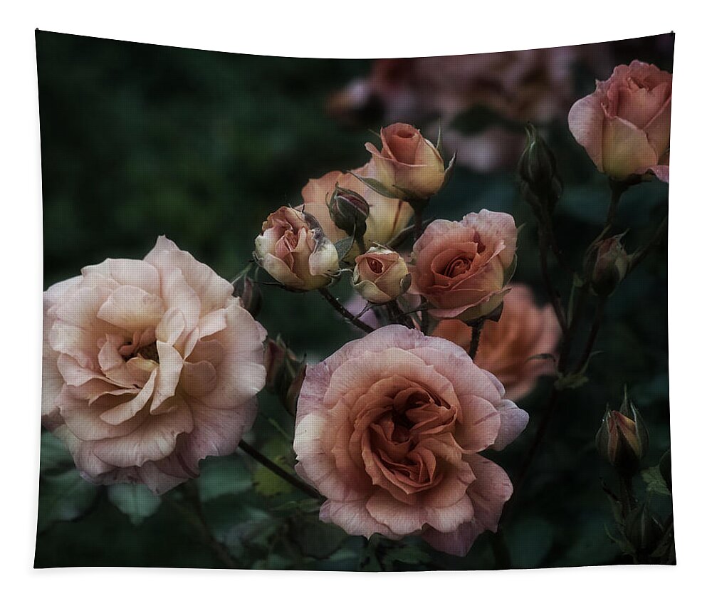 Roses Tapestry featuring the photograph Romanic Roses by Richard Cummings