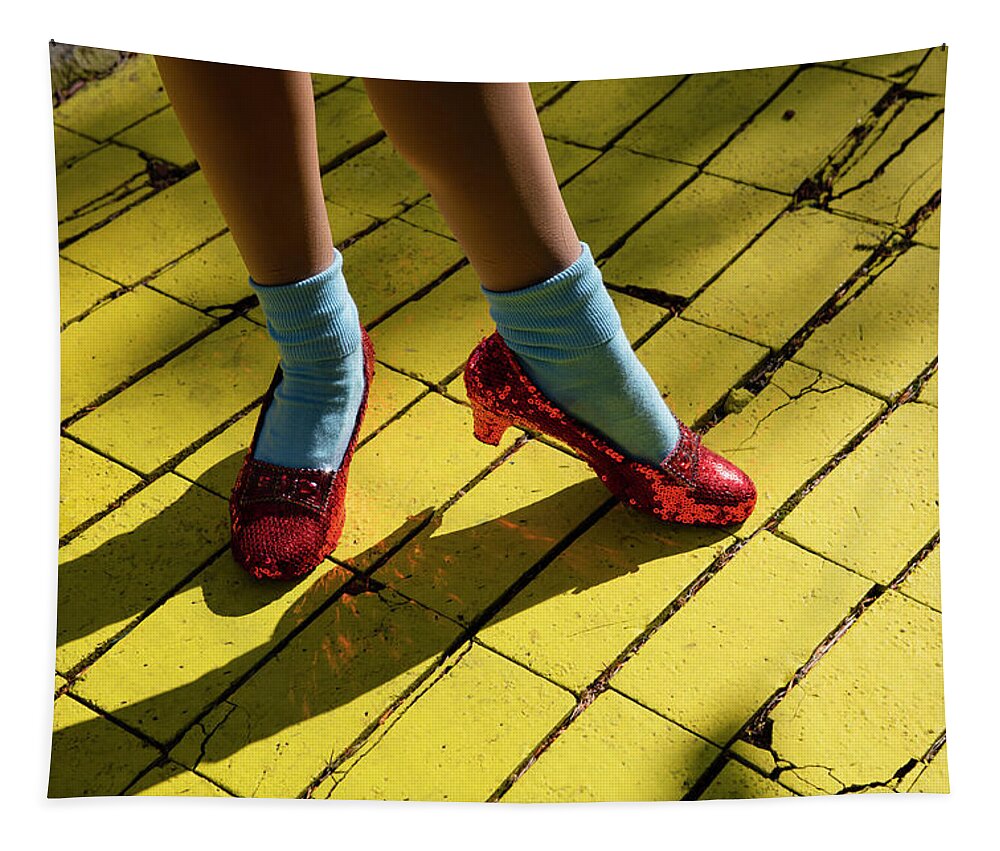 Bedst gør ikke taktik Ruby Slippers Worn By Dorothy Gale Tapestry by Panoramic Images - Fine Art  America
