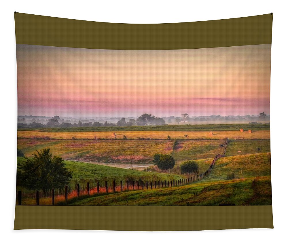 Farm Tapestry featuring the photograph Rural Landscape by Jack Wilson