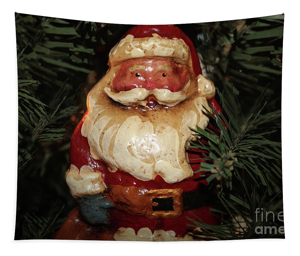 Santa Tapestry featuring the photograph Santa Claus by Lynn Sprowl