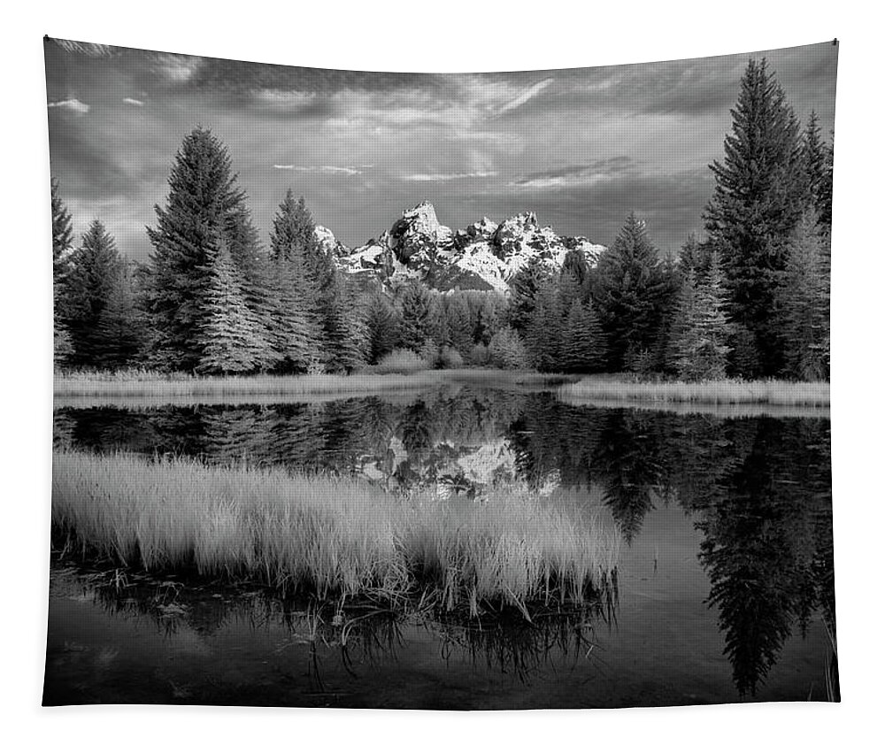 Tetons Tapestry featuring the photograph Schwabacher Dawn II by Jon Glaser
