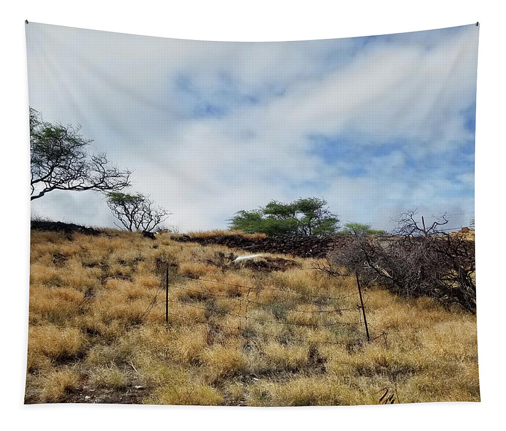 Top Tapestry featuring the photograph Scrub by Paulette B Wright