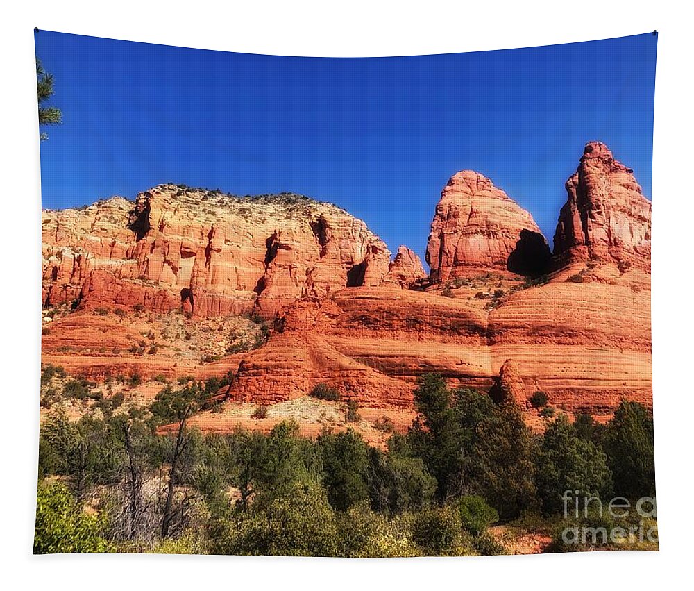 Hiking Tapestry featuring the photograph Sedona Arizona by Abigail Diane Photography