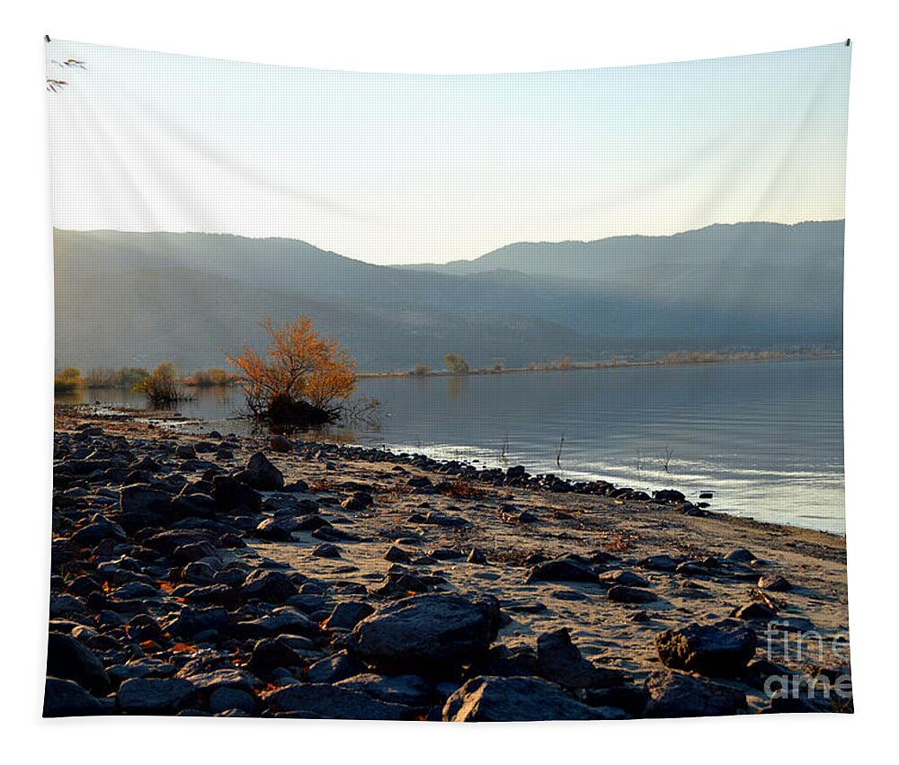 Sun Sets Tapestry featuring the photograph Serenity by Mayhem Mediums
