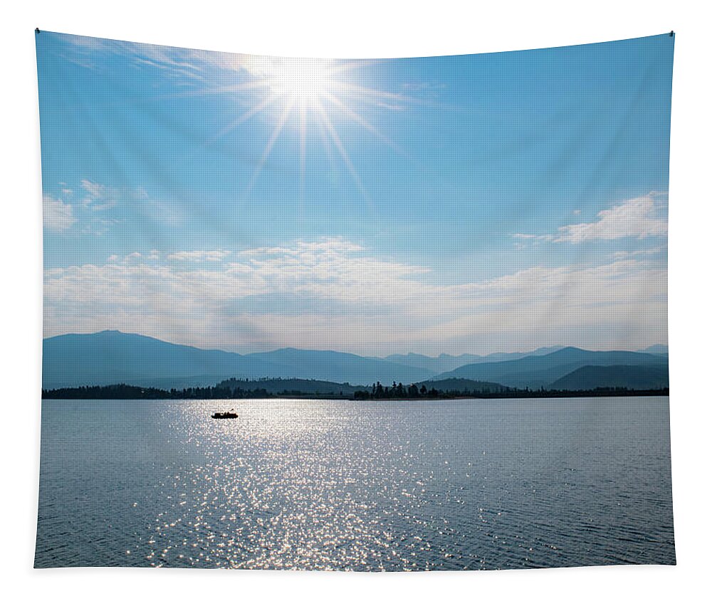 Lake Tapestry featuring the photograph Shadow Mountain Lake by Nicole Lloyd