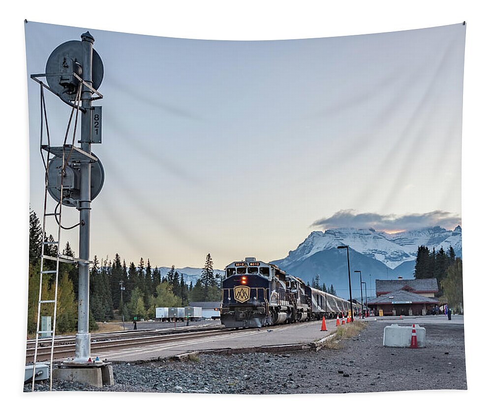 Alberta Tapestry featuring the photograph Signal Received by Steve Boyko