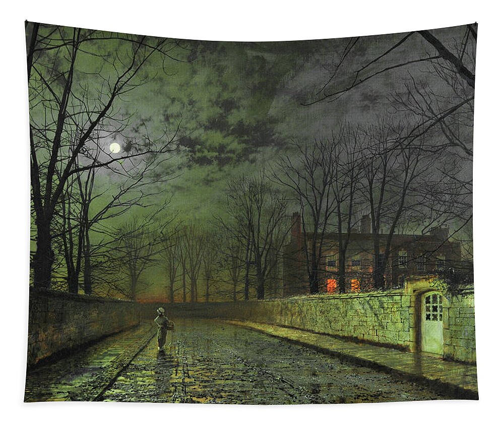 Silver Moonlight Tapestry featuring the photograph Silver Moonlight 1880 by Doc Braham