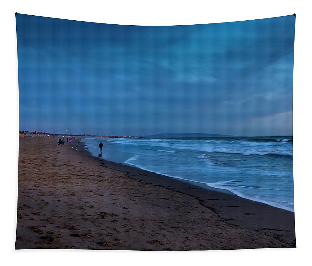  Tapestry featuring the photograph Slipping Into Darkness by Gene Parks