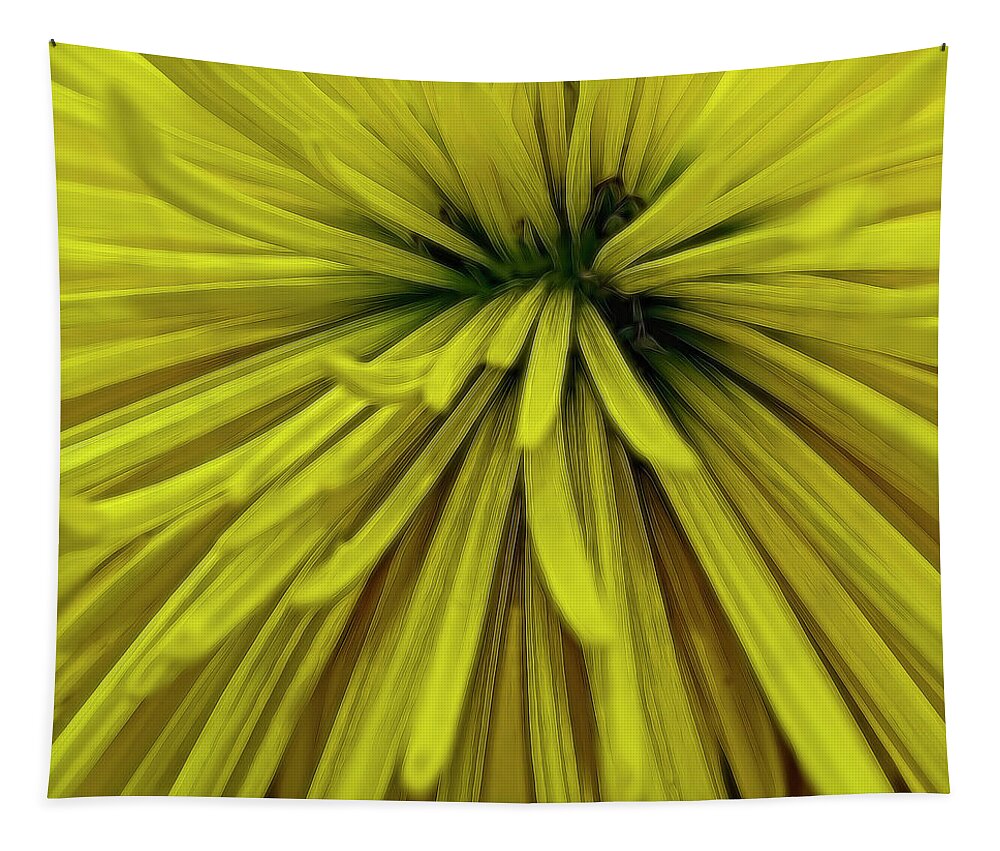 Flower Tapestry featuring the photograph Spider Mum 3983 by Cathy Kovarik